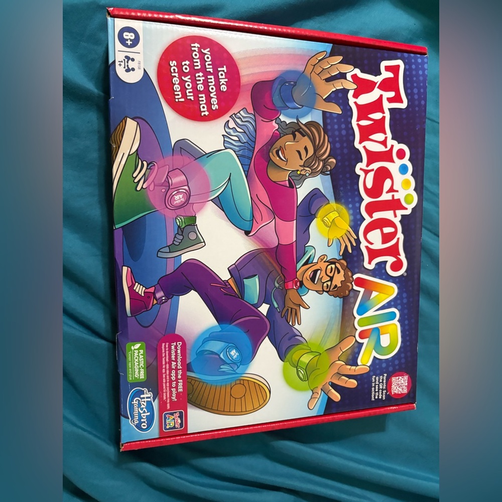 Hasbro Twister AR Game - Red, Blue, Green